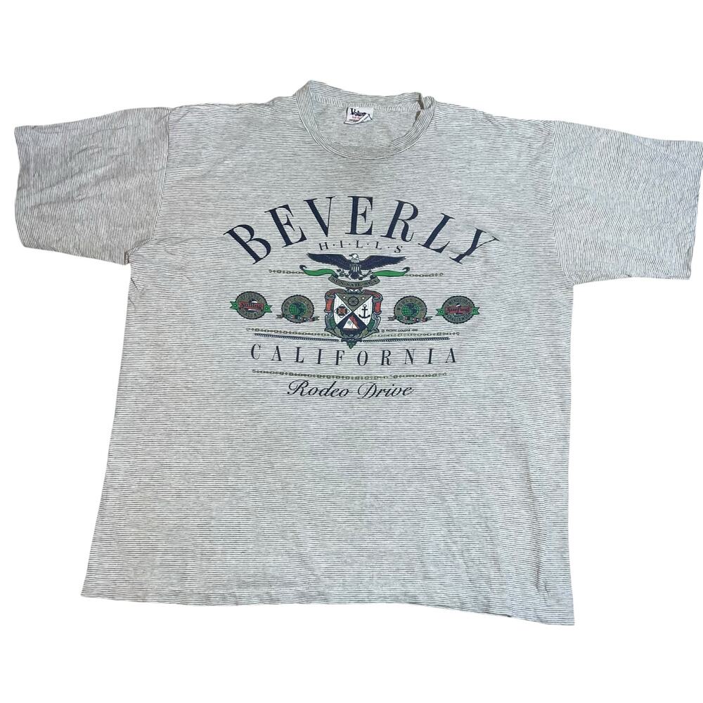 Vintage 90s Beverly Hills Rodeo Drive single stitch graphic t-shirt sz XL